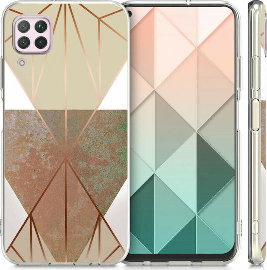 KWmobile Umschlag Rückseite Silikon Mehrfarbig (Huawei P40 Lite)