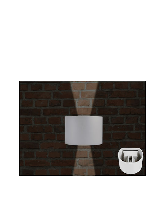 V-TAC Iluminat Exterior Montat Pe Perete Spot G9 IP65 Dublu Fascicul 13.6x10x10cm