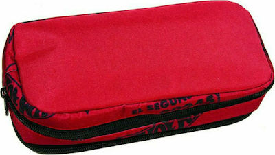 Gim Fabric Pencil Case Hot Wheels Challenge with 1 Compartment Red