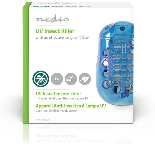 Nedis Mosquito Stop Ηλεκτρική Εντομοπαγίδα Led Εσωτερικού Χώρου 1W INKI110CBK1