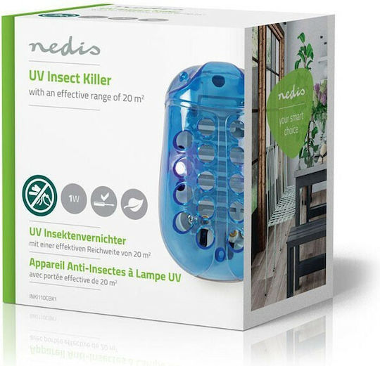 Nedis Mosquito Stop Ηλεκτρική Εντομοπαγίδα Led Εσωτερικού Χώρου 1W INKI110CBK1