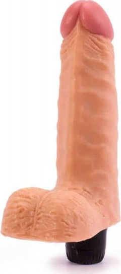 Lovetoy Real Feel with Scrotum Realistic Vibrator 17cm Carne