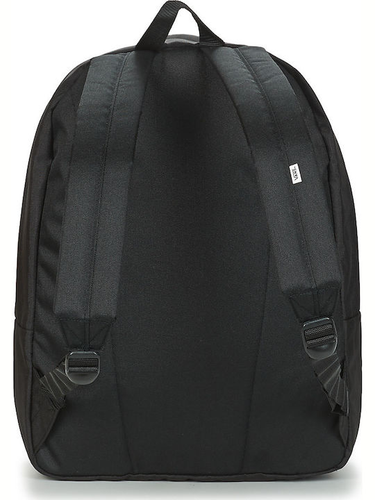 Vans Realm Classic Black School Bag Backpack Junior High-High School in Black color 22lt