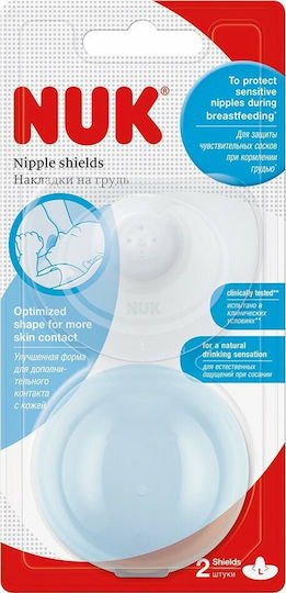 Nuk Große Waschbare Nippel-Schutzschilder 2 Stück
