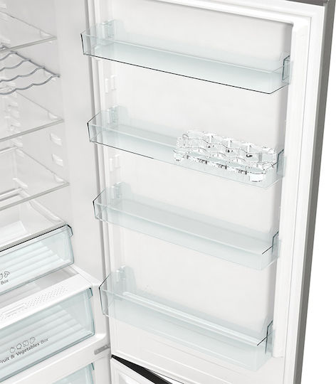 Hisense Kühl-Gefrierkombination 331Es Total NoFrost H200xB60xT59.2cm. Inox RB434N4BC2