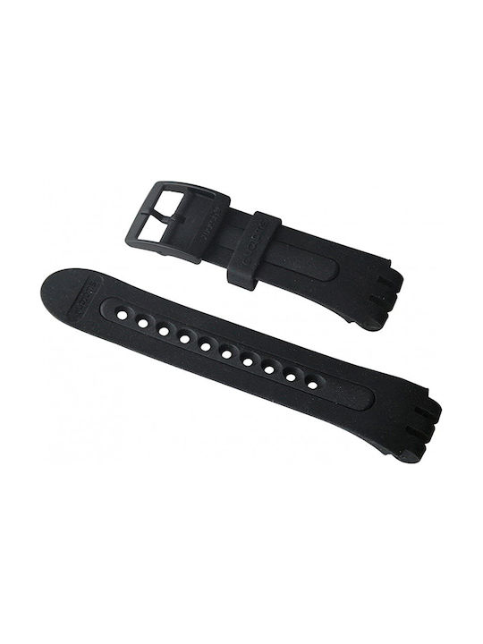 Swatch Fun Scuba Curea de cauciuc Negru 20mm