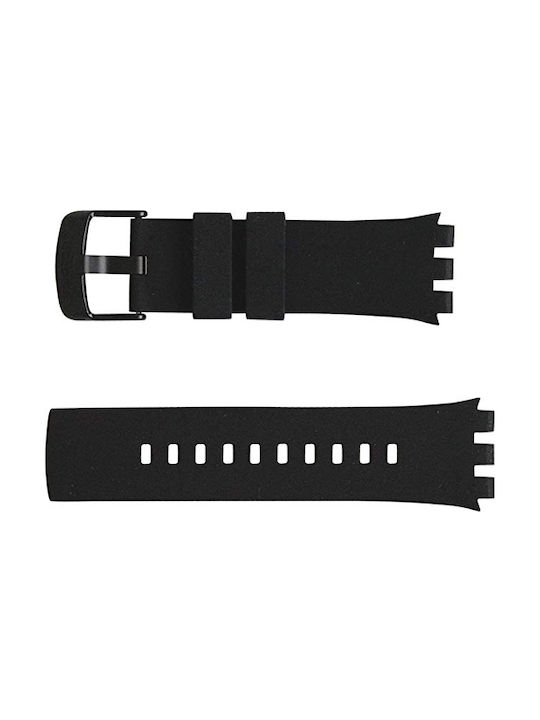 Swatch Digital Touch Rubber Strap Black 28mm