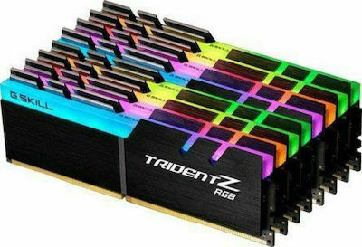 G.Skill Trident Z Rgb 256GB DDR4 RAM με 8 Modules (8x32GB) και Ταχύτητα 3600 για Desktop