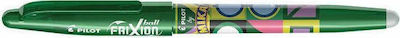 Pilot Frixion Ball Mika Limited Edition Pen Gel 0.7mm with Green Ink