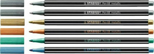 Stabilo Pen 68 Drawing Markers Set of 6pcs