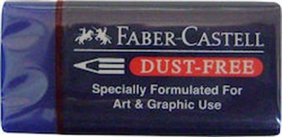 Faber-Castell Eraser for Pencil and Pen Dust Free 1pcs Blue