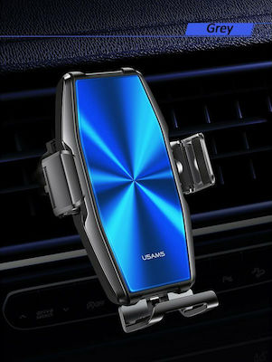 Usams Mobile Phone Holder Car with Adjustable Hooks and Wireless Charging