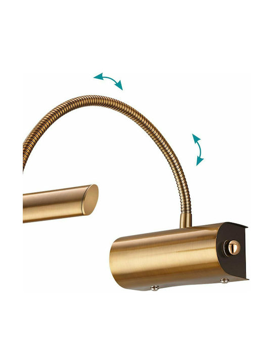 Trio Lighting Curtis Lamp Wall LED Copper 18x35cm Trio Lighting Curtis Lamp Wall LED Copper 18x35cm