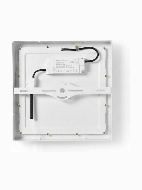 Nedis Platz Draußen LED Panel 18W mit Kaltweiß Licht 6500K