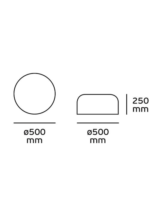 VK Lighting Modern Metall Deckenleuchte mit Fassung E27 50Stück Schwarz