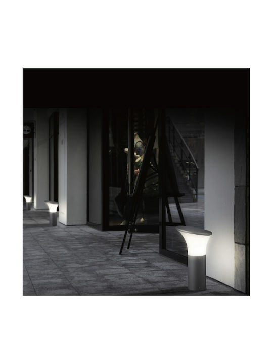 Sun Light Φωτιστικό Κολωνάκι Εξωτερικού Χώρου IP44 για Ντουί E27 Γκρι