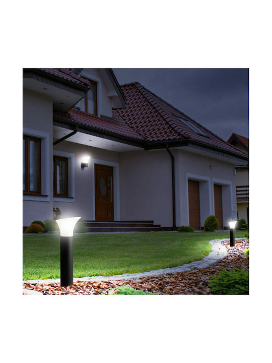 Sun Light Φωτιστικό Κολωνάκι Εξωτερικού Χώρου IP44 για Ντουί E27 Γκρι