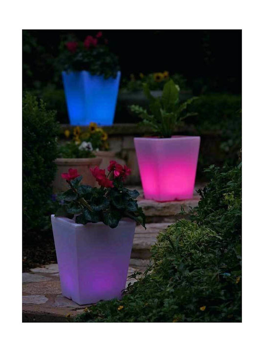 V-TAC V-TAC Flower Pot White 35.5x35.5x32.5cm