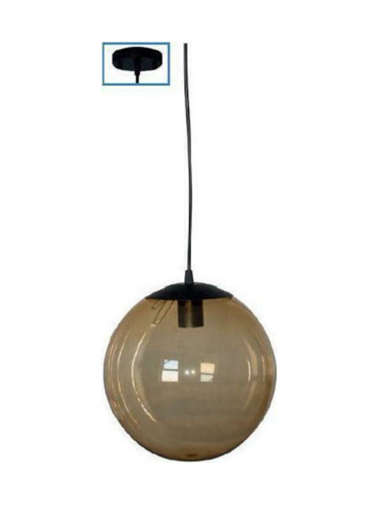 Aca Outdoor Hanging Ceiling Light E27 in Yellow Color AC.18250KGO