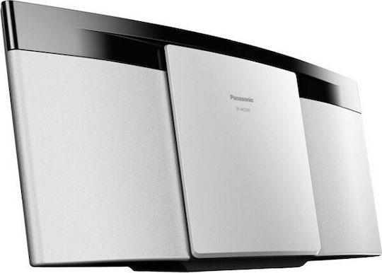 Panasonic Аудиосистема 2 SC-HC200 SC-HC200EG-W 20W с CD Player и Bluetooth Бял