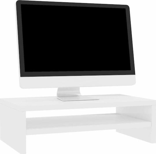 vidaXL Desktop Stand Monitor White (800222)