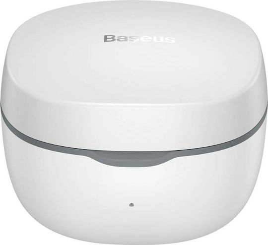 Baseus WM01 In ear Bluetooth хендсфри Слушалки с Кутийка за Зареждане Бял