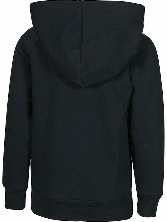Fleece Επένδυση Kinder-Sweatshirt mit Kapuze und Taschen Schwarz Dancing
