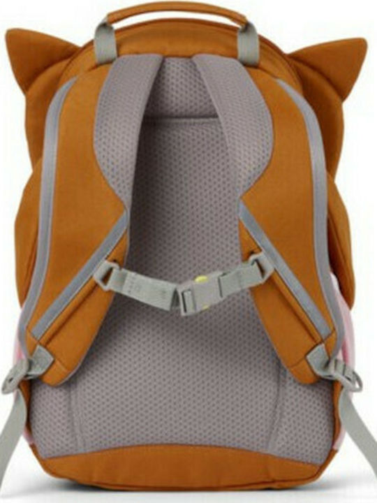 Affenzahn Cat Schulranzen Rucksack Kindergarten Braun mit Flaschenhalter 8Liter