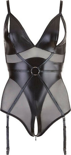 Cottelli Collection Κορμάκι Bondage Body with Hand Loops Μαύρο