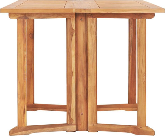 Wooden Masa pentru spații exterioare Pliabil 150x90x75buc