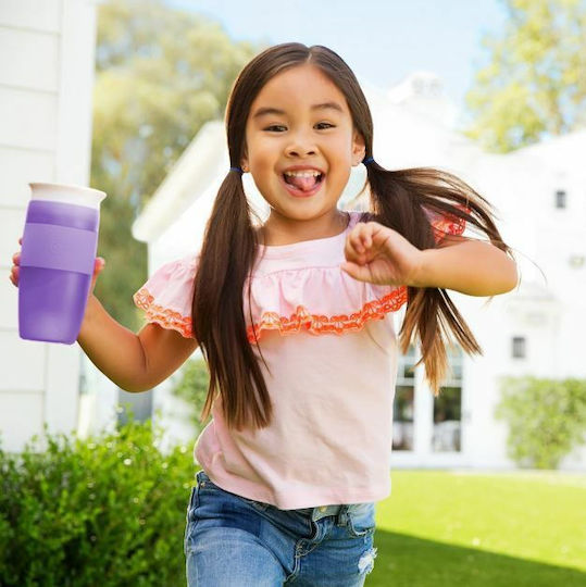 Munchkin Toddler Miracle 360° Plastic Purple Cup 414ml for 18m+