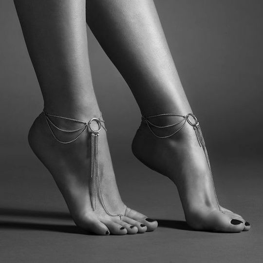 Bijoux Indiscrets Magnifique Feet Chains Sexy Κόσμημα Ασημί