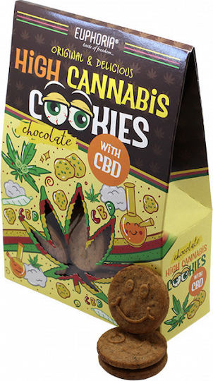 Euphoria Biscuiți Cannabis High Ciocolată 1buc 100gr