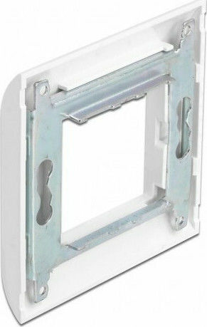 DeLock Easy 45 Βάση Στήριξης Διακόπτη 80x80mm σε Λευκό Χρώμα 81300