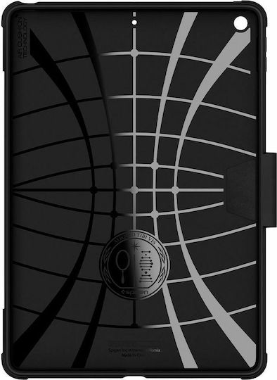 Spigen Rugged Armor Pro Flip Cover Ανθεκτική Μαύρη (iPad 2019/2020/2021 10.2'')