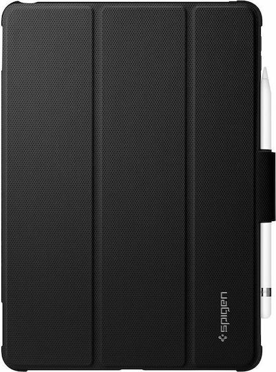 Spigen Rugged Armor Pro Flip Cover Ανθεκτική Μαύρη (iPad 2019/2020/2021 10.2'')
