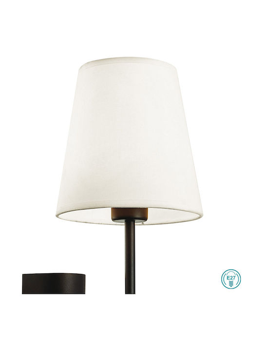 Viokef Sonia Classic Wall Lamp with Socket E27 Black Width 18cm