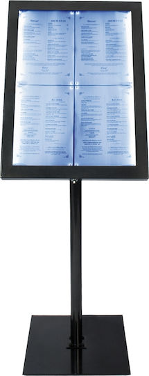 Securit Black Star Stand Menu Black