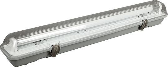 VK Lighting Lighting Batten Double-Ended Outdoor with 2 Slots for LED Lamps T8 150cm
