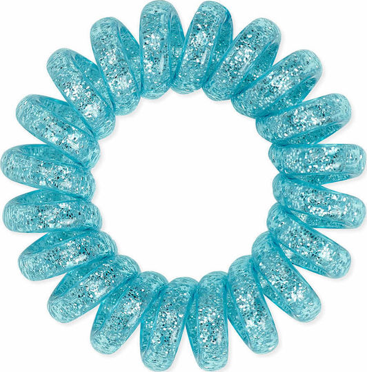 Dessata Hair Ties Spirală Elastic Turcoaz