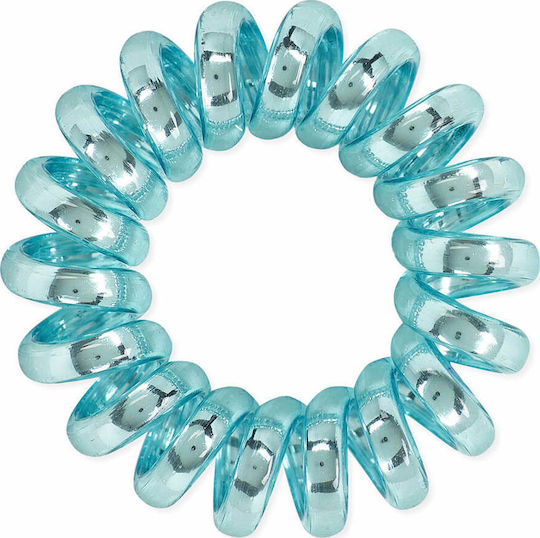 Dessata Hair Ties Spirală Elastic Turcoaz