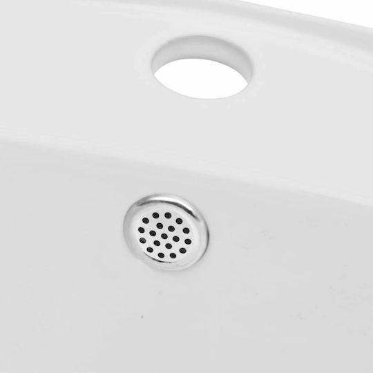 vidaXL Πάγκος με Νιπτήρα Μ60xΒ40xΥ16.3cm Γκρι