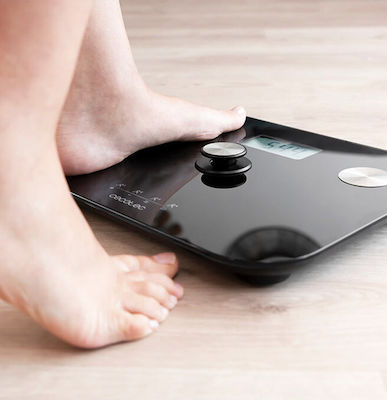 Cecotec Surface Precision 10100 Full Healthy Digital Bathroom Scale with Body Fat Counter Black