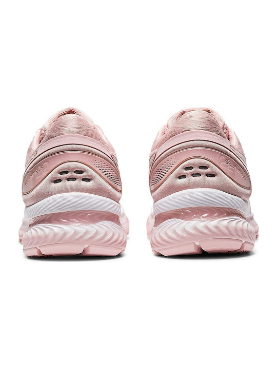 Gel-Nimbus 22 Sport Shoes Running Ginger Peach / White