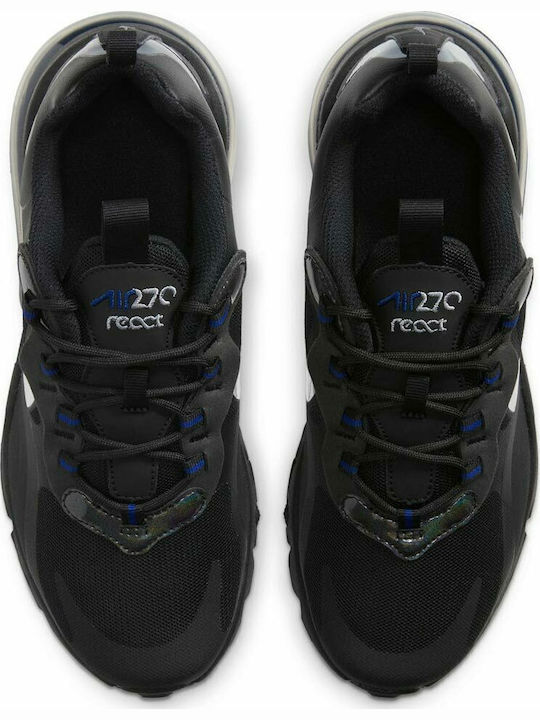 Nike Air Max 270 React Παιδικά Sneakers Μαύρα CZ4209-001