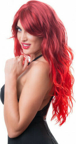 Wigged Love Wavy Long Hair Περούκα Κόκκινη