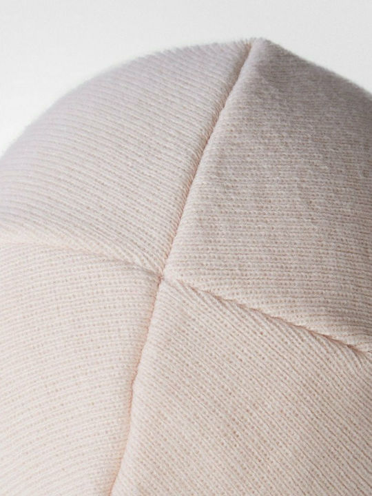 Beanie Beanie Knitted in Beige color
