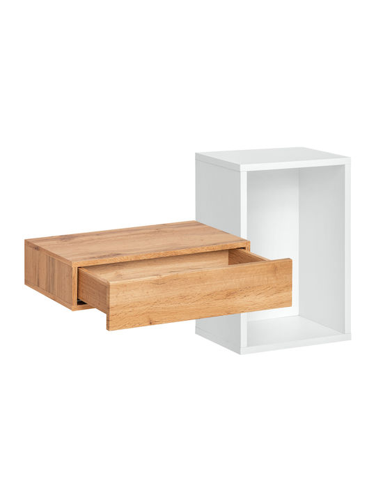 Entry Furniture White / Oak 100x30x60cm