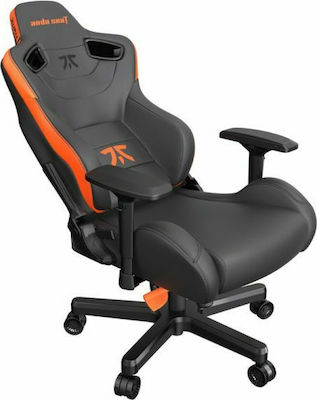 Anda Seat AD12XL V2 FNATIC Edition Καρέκλα Gaming Δερματίνης με Ρυθμιζόμενα Μπράτσα Μαύρη
