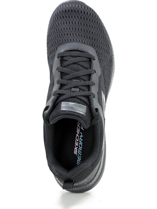 Engineered Mesh Lace-Up Damen Sneakers Schwarz